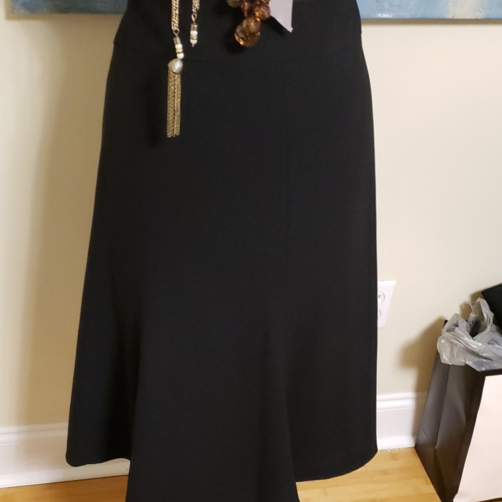 New never worn Black flare skirt